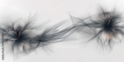 white feather on black