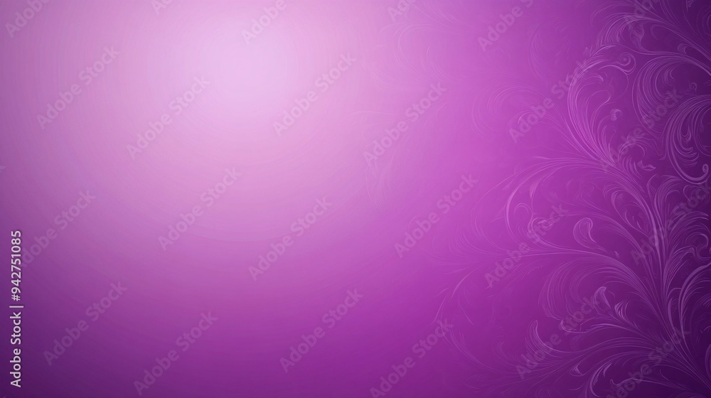 A soft gradient background in purple with elegant swirling floral patterns. A soft gradient background in purple with elegant swirling floral patterns.