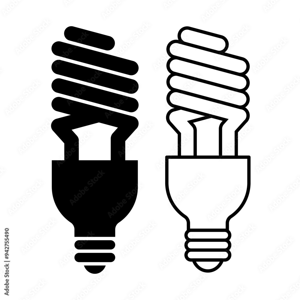 Light bulb black line icons set on white background. Idea symbol. Electric lamp, light, innovation, solution, creative thinking, electricity. Outline, flat and colored style. Flat design. Light bulb black line icons set on white background. Idea symbol. Electric lamp, light, innovation, solution, creative thinking, electricity. Outline, flat and colored style. Flat design.
