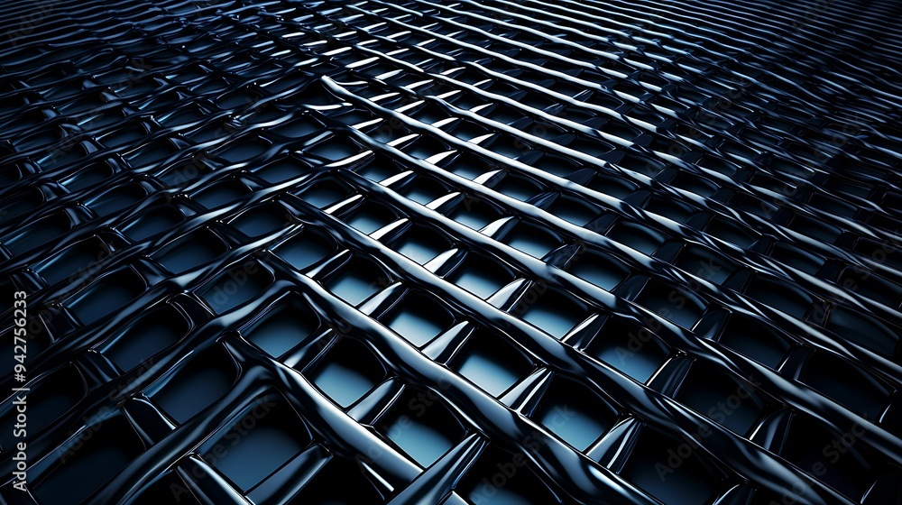 Fototapeta premium Precision Fiberglass Composite Material Engineering in Modern Industrial Setting with Copy Space for Text