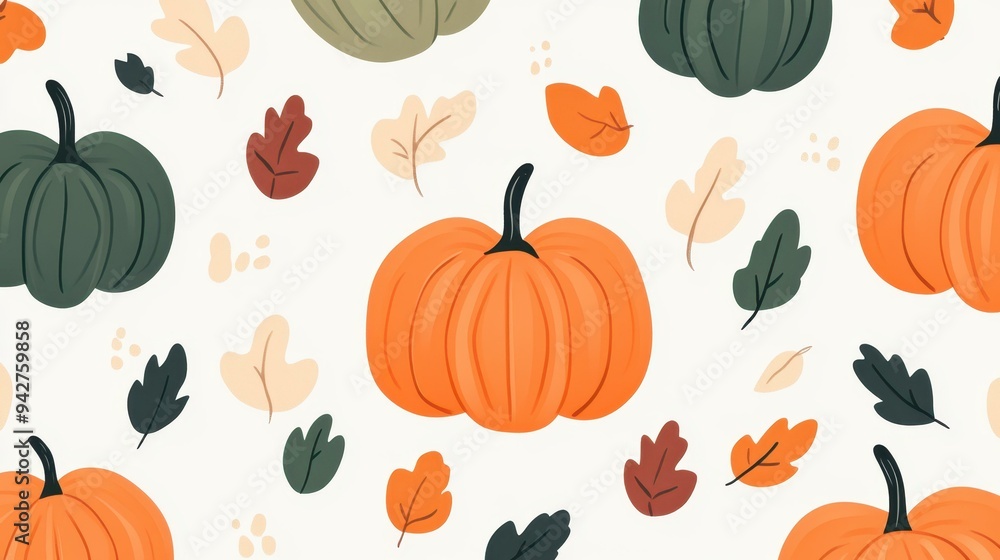 Celebrate Thanksgiving with a cozy cartoon of pumpkins, blending warm colors and charming autumn vibes. Celebrate Thanksgiving with a cozy cartoon of pumpkins, blending warm colors and charming autumn vibes.