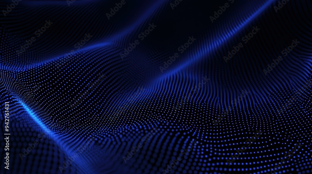 Dive into a modern 3D abstract design with a dark blue palette, featuring a captivating dot pattern and tech vibes. Dive into a modern 3D abstract design with a dark blue palette, featuring a captivating dot pattern and tech vibes.