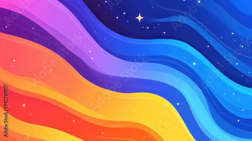 Explore a vibrant abstract background with dynamic effects and trendy gradients perfect for marketing and presentations.