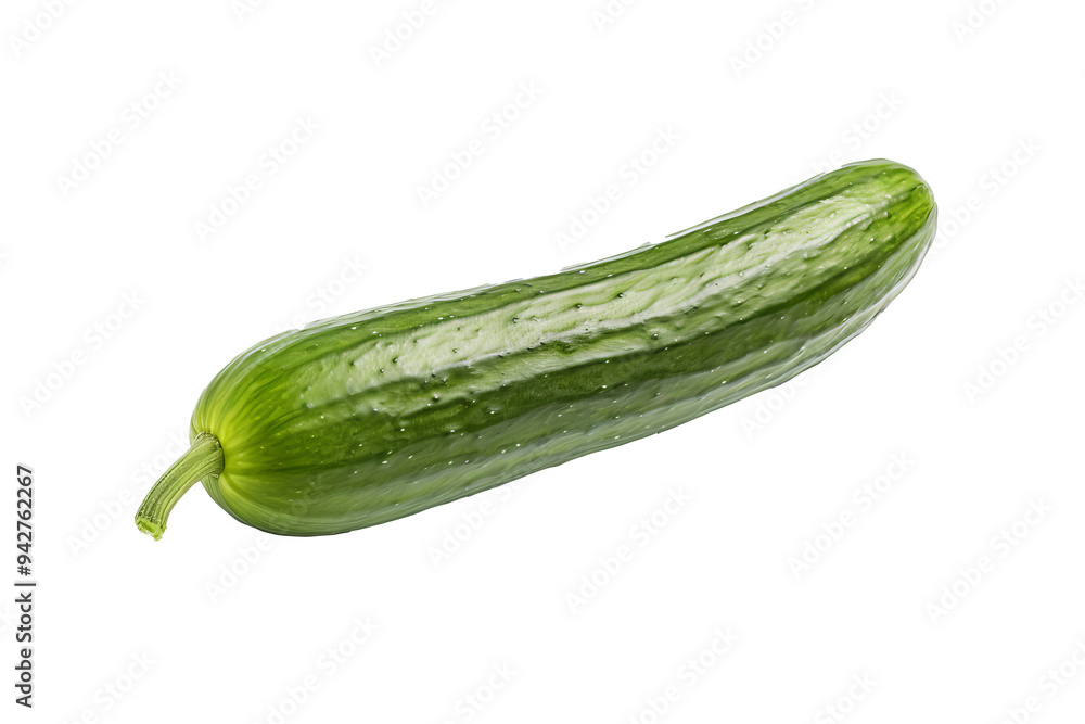 Fresh and vibrant sliced cucumber PNG on white background for healthy food and recipe designs Fresh and vibrant sliced cucumber PNG on white background for healthy food and recipe designs
