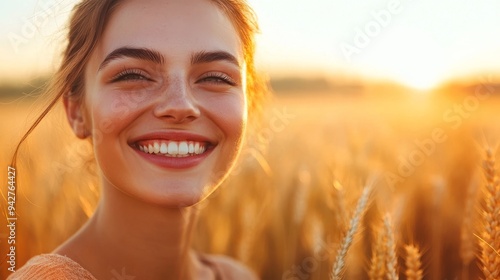 Wheat-field smile beamed.