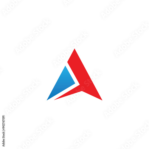 Free Download Triangle shape colored company logo - GFXLoad