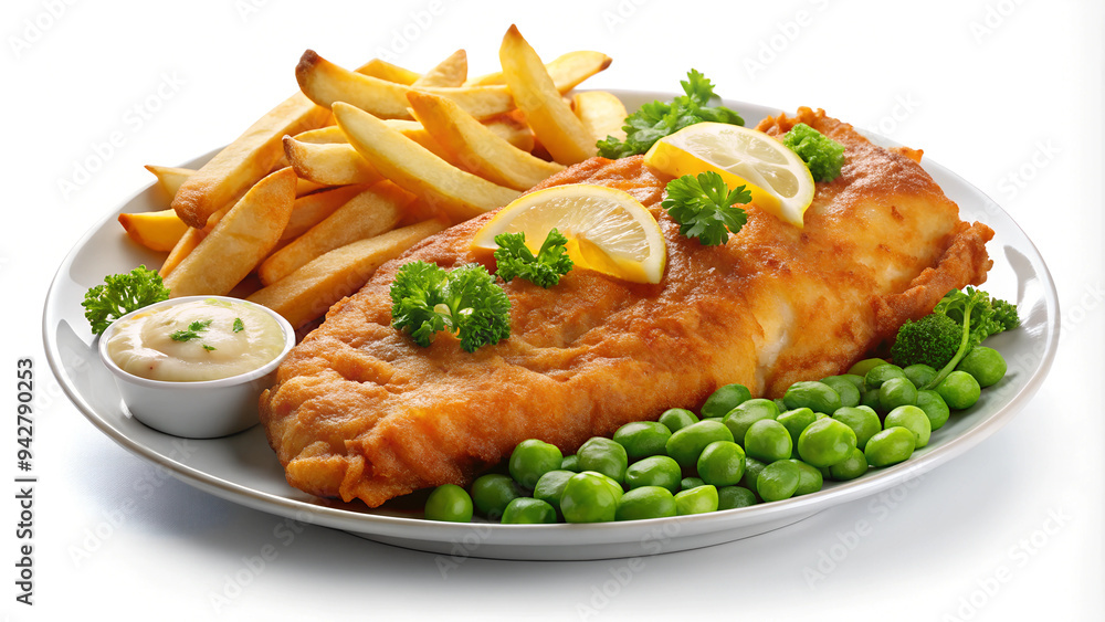 Fish and Chips. Server with Special Sauce. Fish and Chips. Server with Special Sauce.