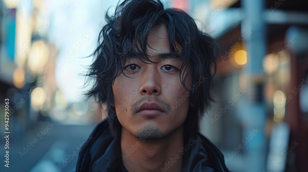 Portrait of Young Asian Man Outside 8k Realistic Lighting Portrait of Young Asian Man Outside 8k Realistic Lighting