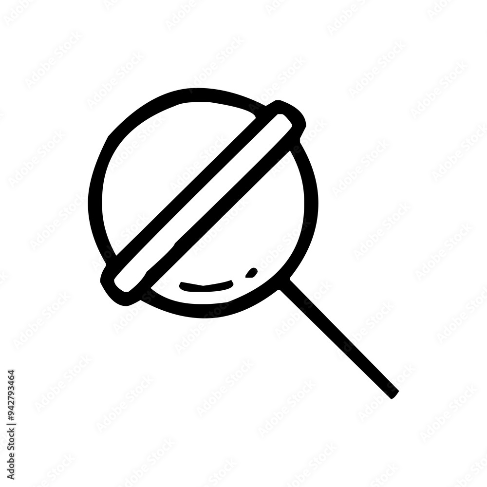 Candy icon black and white Candy icon black and white