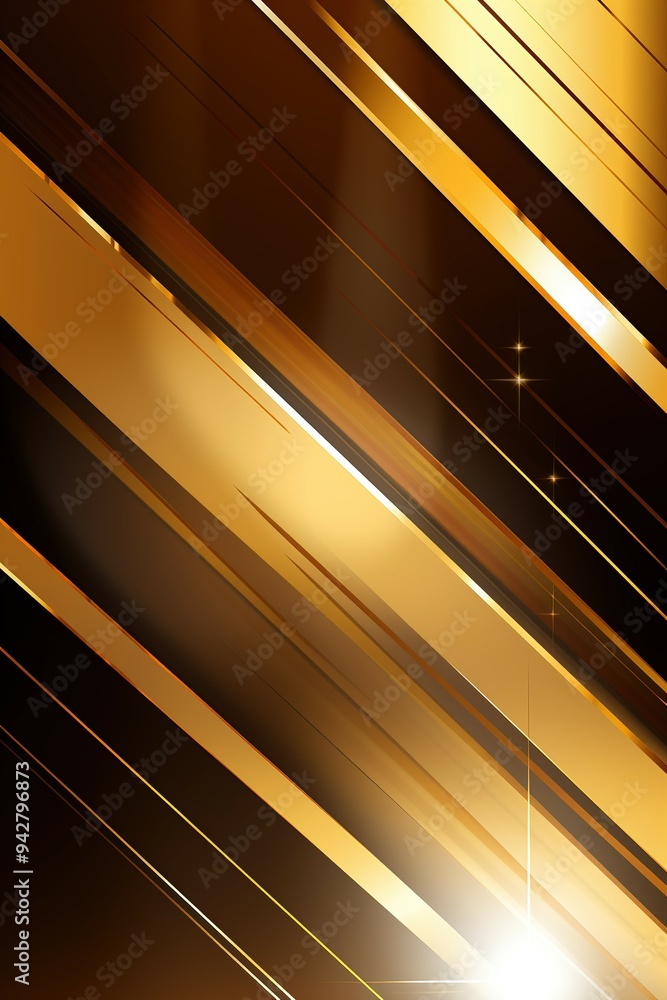 Vertical background, Golden silk lines on a black background. A luxurious golden background. The effect of wave and light. A design element. Abstract texture pattern. Textured background. Vertical background, Golden silk lines on a black background. A luxurious golden background. The effect of wave and light. A design element. Abstract texture pattern. Textured background.