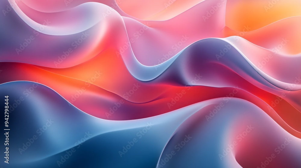 Abstract background with smooth shapes Abstract background with smooth shapes