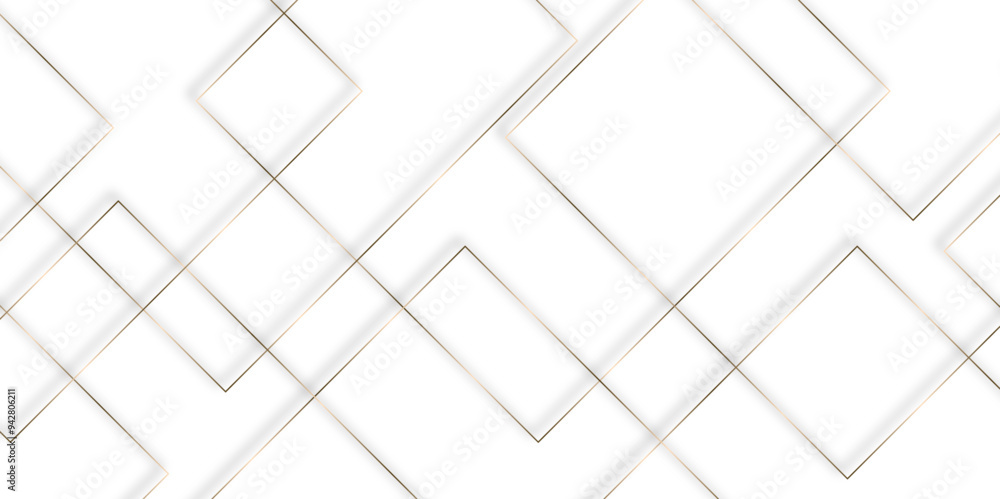 Abstract background golden square stock line background. abstract artistic of geometric background Gold gradient abstract seamless vector pattern. Minimal style website banner, decoration Vector.	
