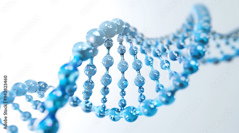3D Render of a DNA Double Helix 3D Render of a DNA Double Helix
