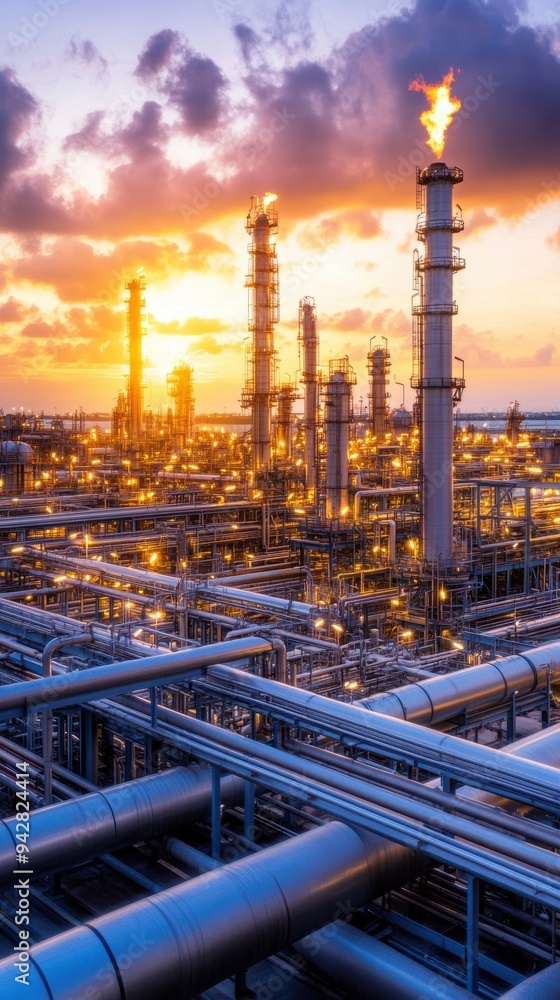 Advanced sensors are used to monitor crude oil refining processes, ensuring precision and efficiency in meeting demand. Advanced sensors are used to monitor crude oil refining processes, ensuring precision and efficiency in meeting demand.