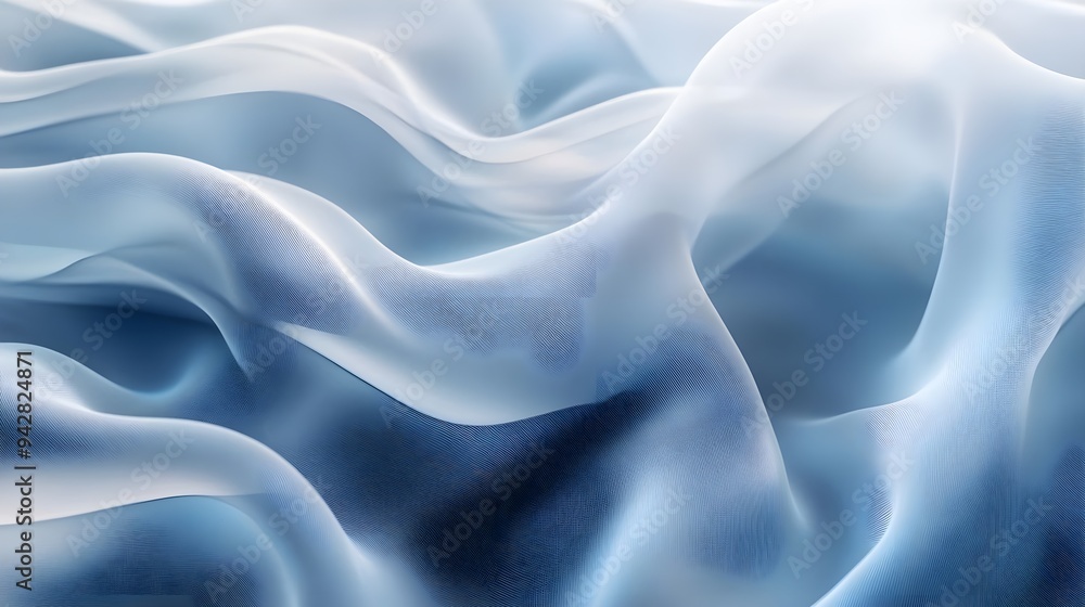 Obraz premium Abstract Blue Fabric Texture Background