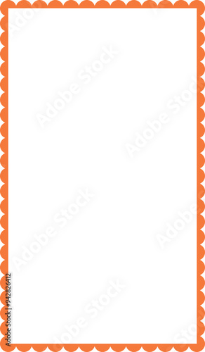 Scalloped Frame Edge Background