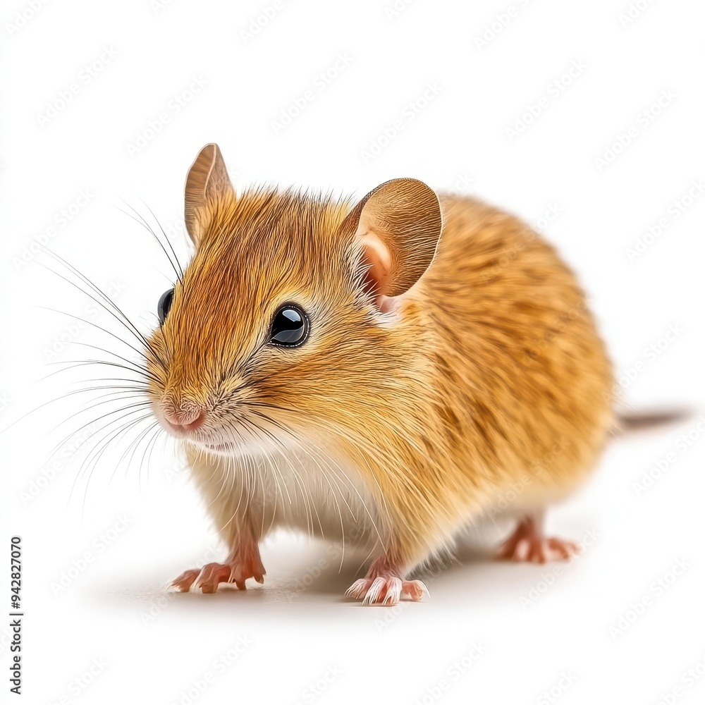 Gerbil isolated on a white background Gerbil isolated on a white background