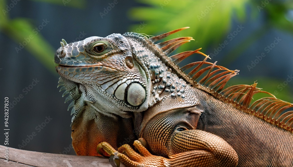 Reptile animal lizard iguana