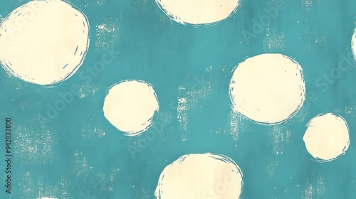 A blue and white background with white circles on it. The circles are of different sizes and are scattered all over the background. The background has a somewhat abstract and artistic feel to it
