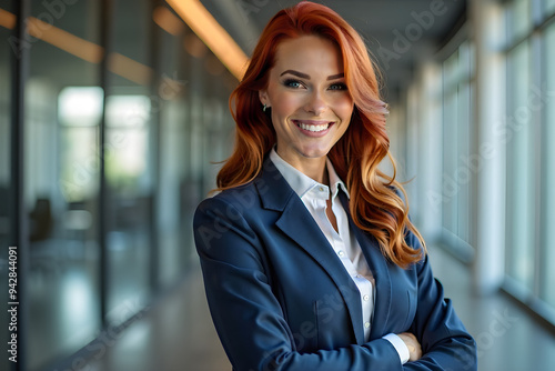 portrait of a smiling business woman