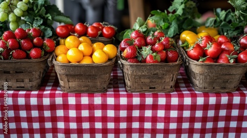 Wallpaper Mural Various type of fresh fruits arrange neatly grocery store,avocado,strawbwrry,Apple,Orange,Lemon on rack,Fresh healthy fruits on shelves in supermarket,sunday market,organic farm. Torontodigital.ca