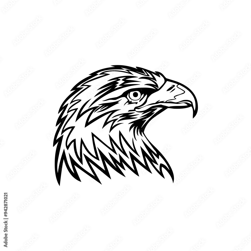 Eagle icon. Bald eagle logo. Eagle glyph. eagle silhouette Eagle icon. Bald eagle logo. Eagle glyph. eagle silhouette
