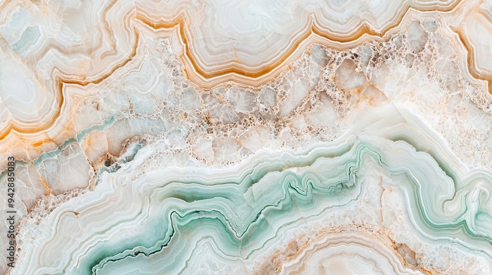 Abstract onyx marble design featuring earthy browns and soft greens with white streaks, marble stone, elegant pattern, sophisticated, natural Abstract onyx marble design featuring earthy browns and soft greens with white streaks, marble stone, elegant pattern, sophisticated, natural