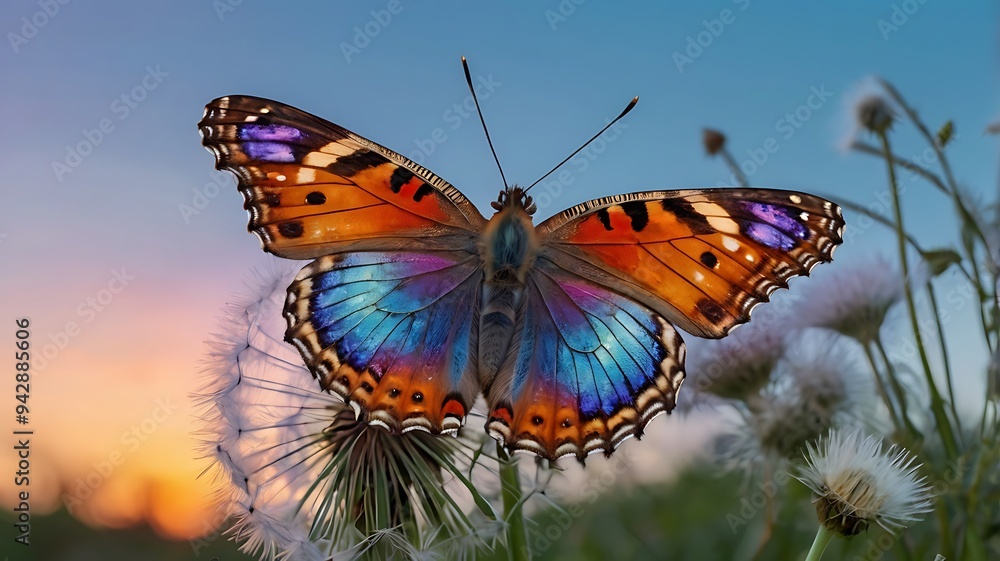 Obraz premium butterfly on grass