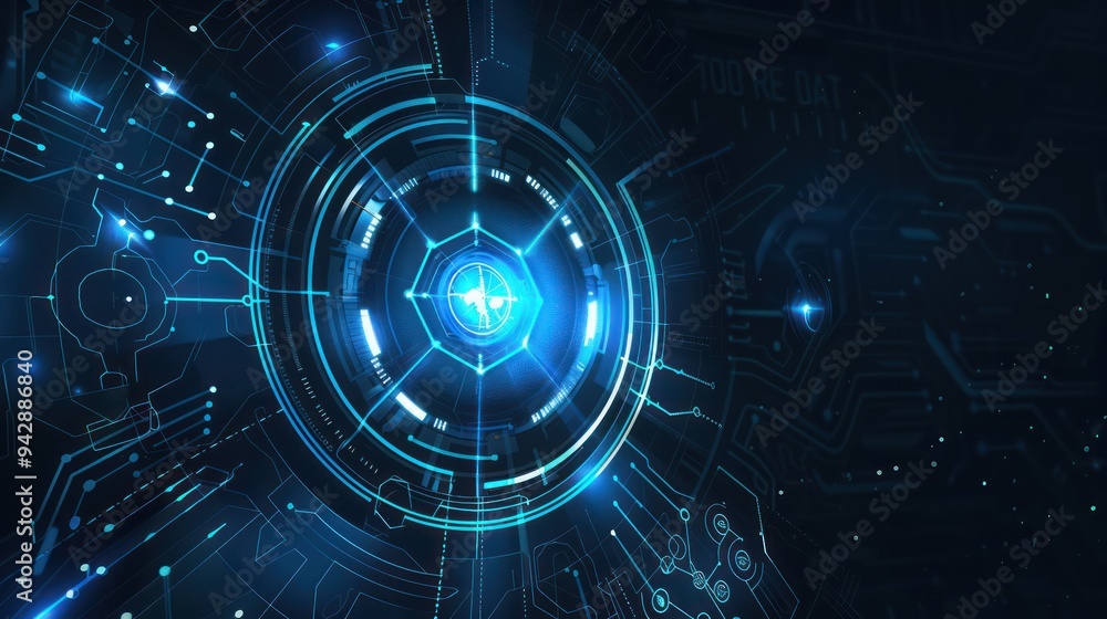 Abstract Digital Technology Concept Abstract Digital Technology Concept