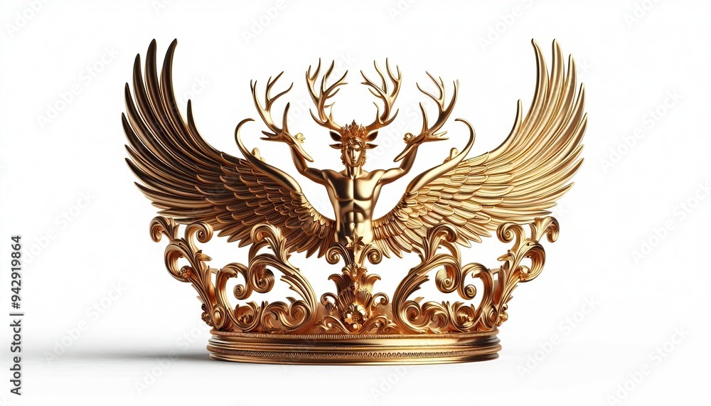 gold crown and world's most rare gemstones hand crafted. generative AI tools gold crown and world's most rare gemstones hand crafted. generative AI tools