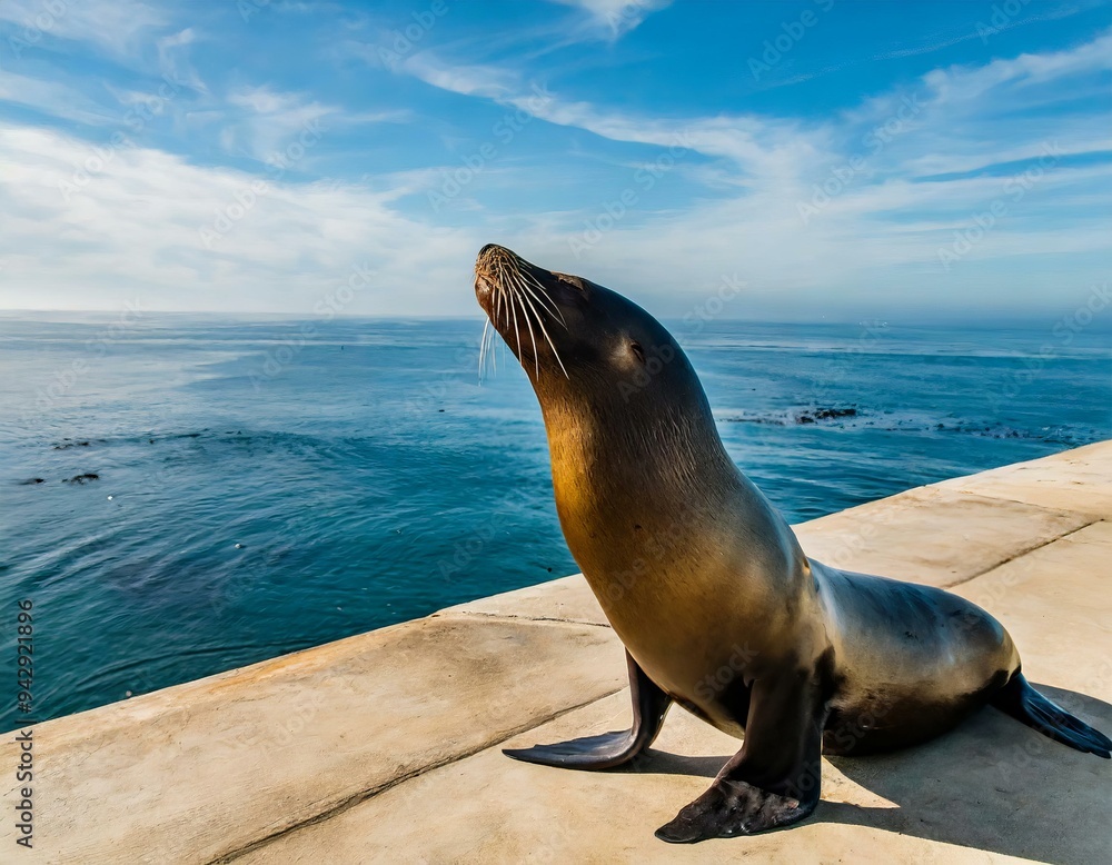 Fototapeta premium seals Generative AI 