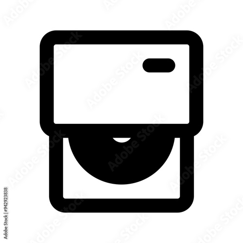cd rom line icon