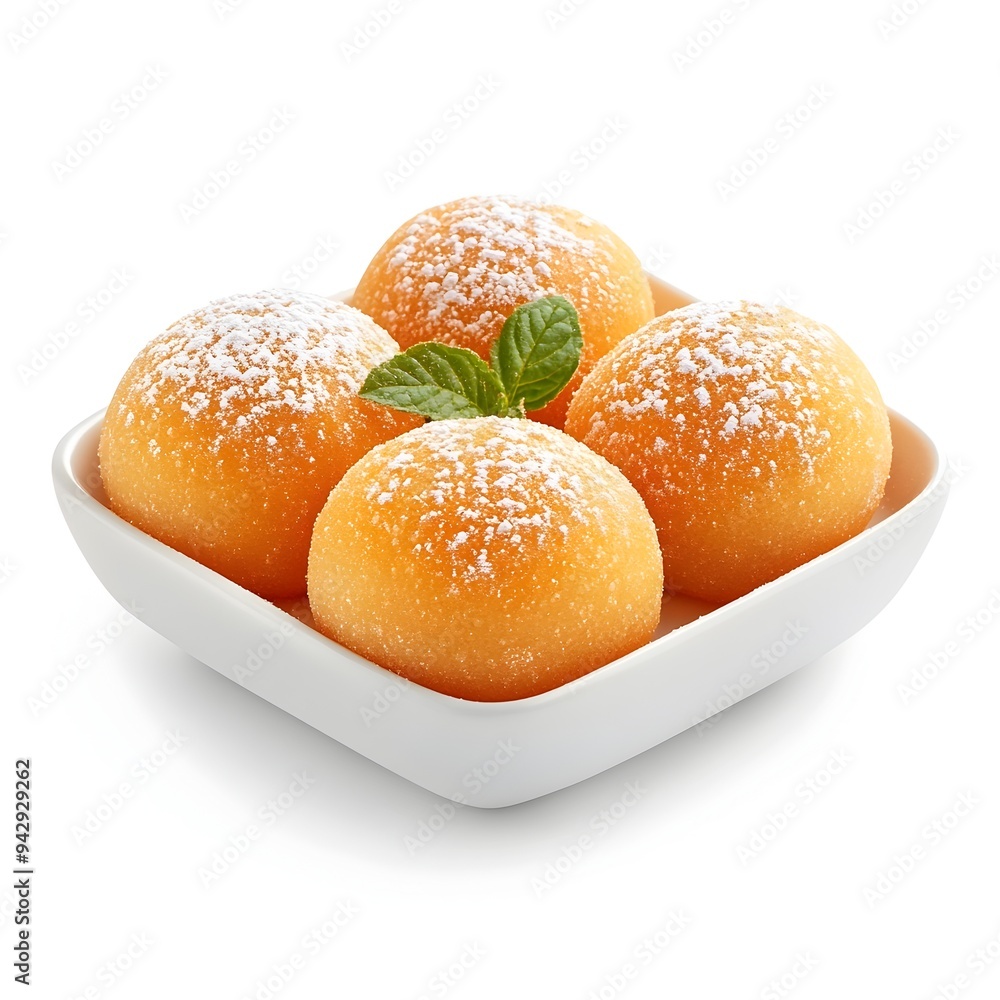 Macro Shot of Perfect Indian Milk Based Dessert Khoya on White Background Macro Shot of Perfect Indian Milk Based Dessert Khoya on White Background