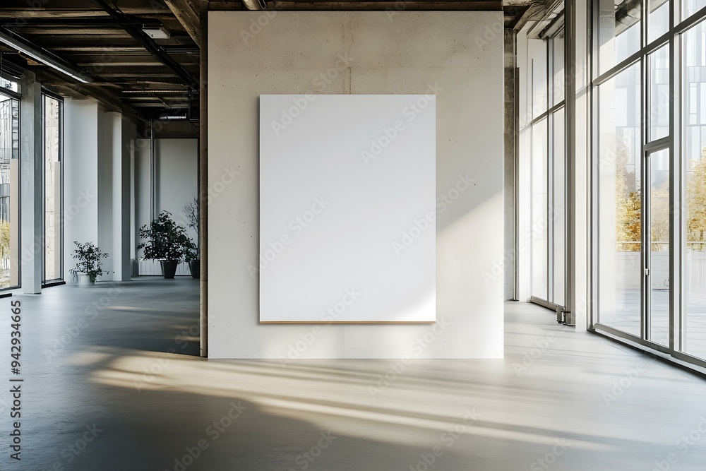 Modern Interior with a Blank Canvas Modern Interior with a Blank Canvas