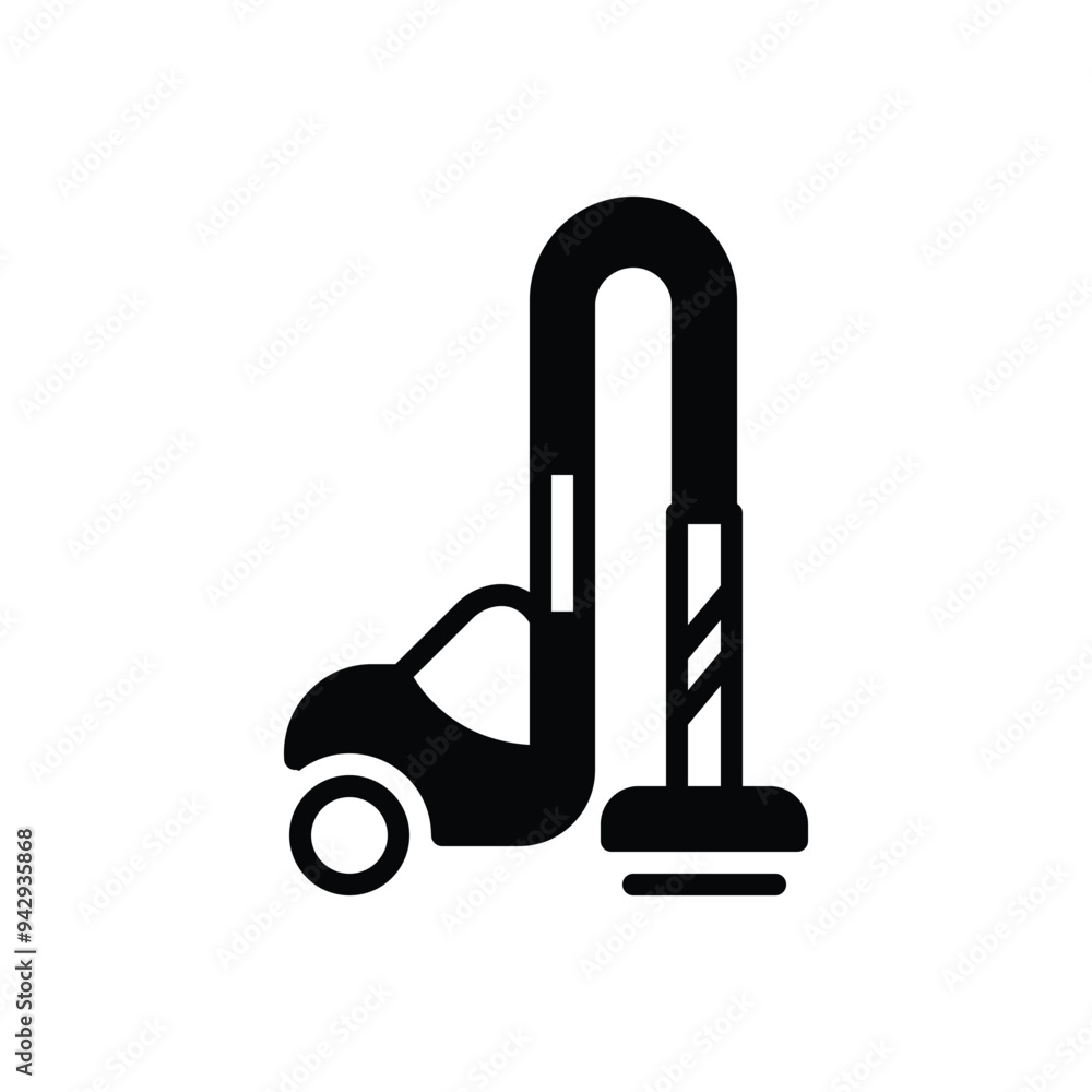 Black solid icon for vacuum cleaner Black solid icon for vacuum cleaner