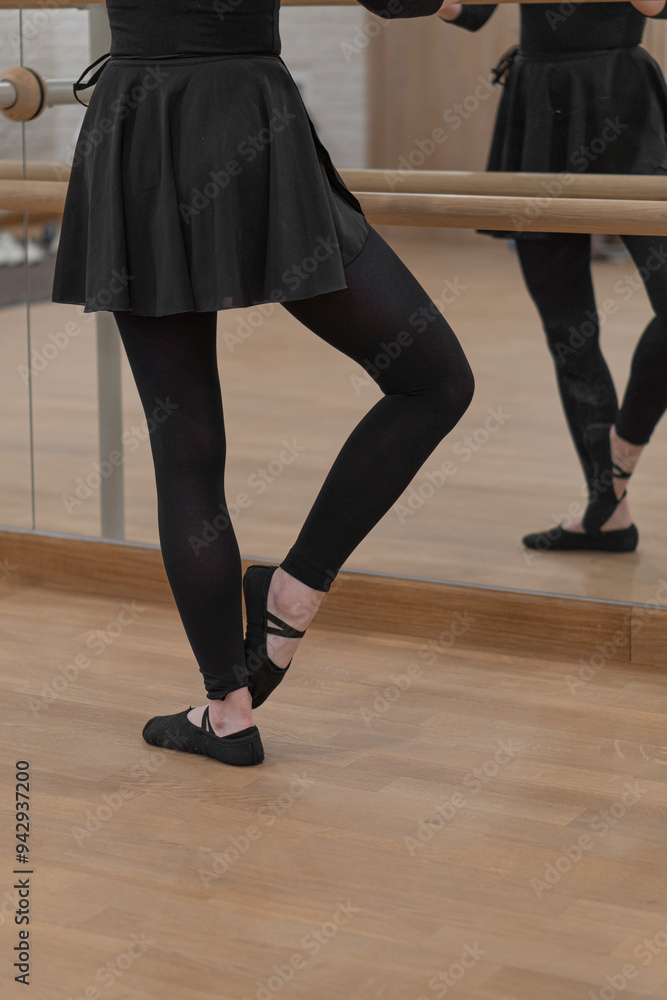Classical ballet classes in the choreography hall Classical ballet classes in the choreography hall
