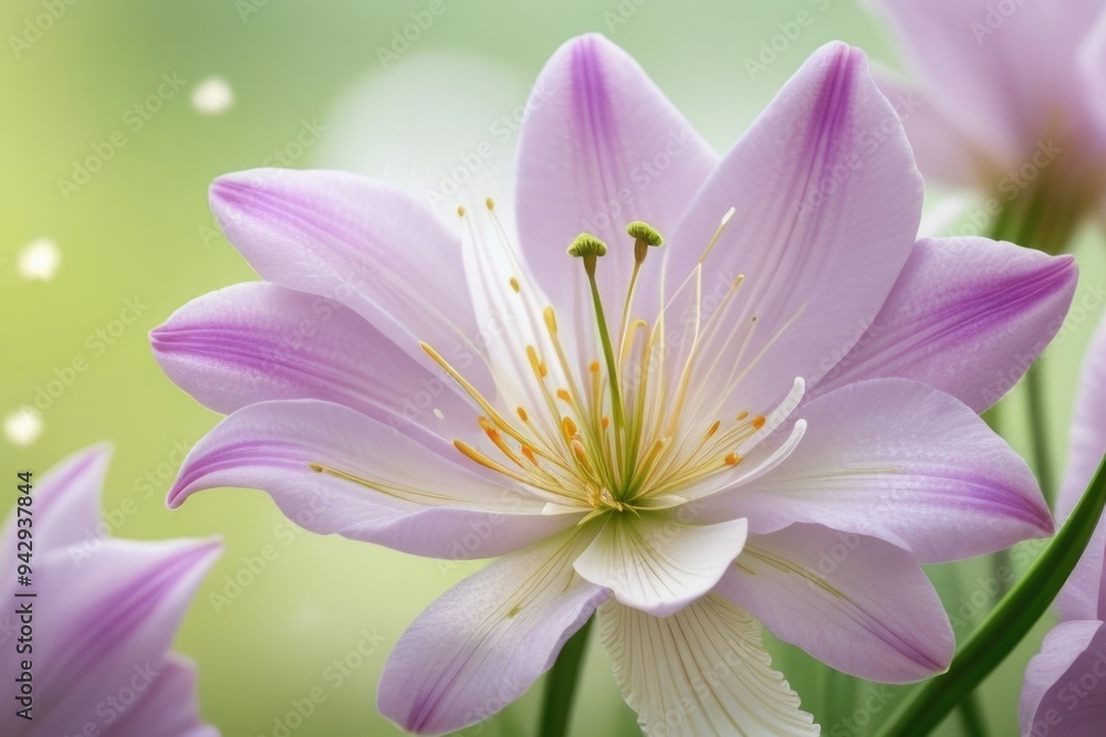 Lily flower with a blurry background Lily flower with a blurry background