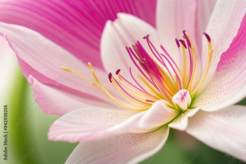 Lily flower with a blurry background Lily flower with a blurry background