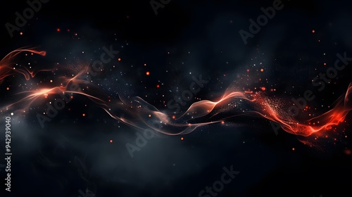 Dark abstract background. enerative AI. photo