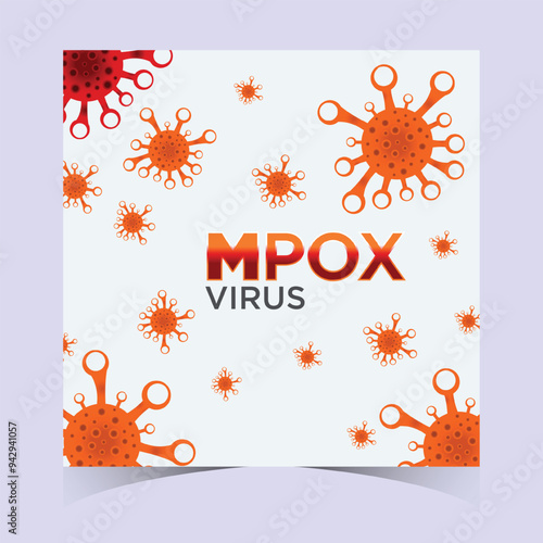 Monkeypox or mpox is a virus that infects humans through transmission from animals. web banner, header, and background cover for orthopoxvirus infectious zoonotic diseases