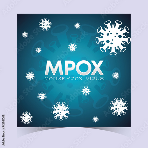 Monkeypox or mpox is a virus that infects humans through transmission from animals. web banner, header, and background cover for orthopoxvirus infectious zoonotic diseases