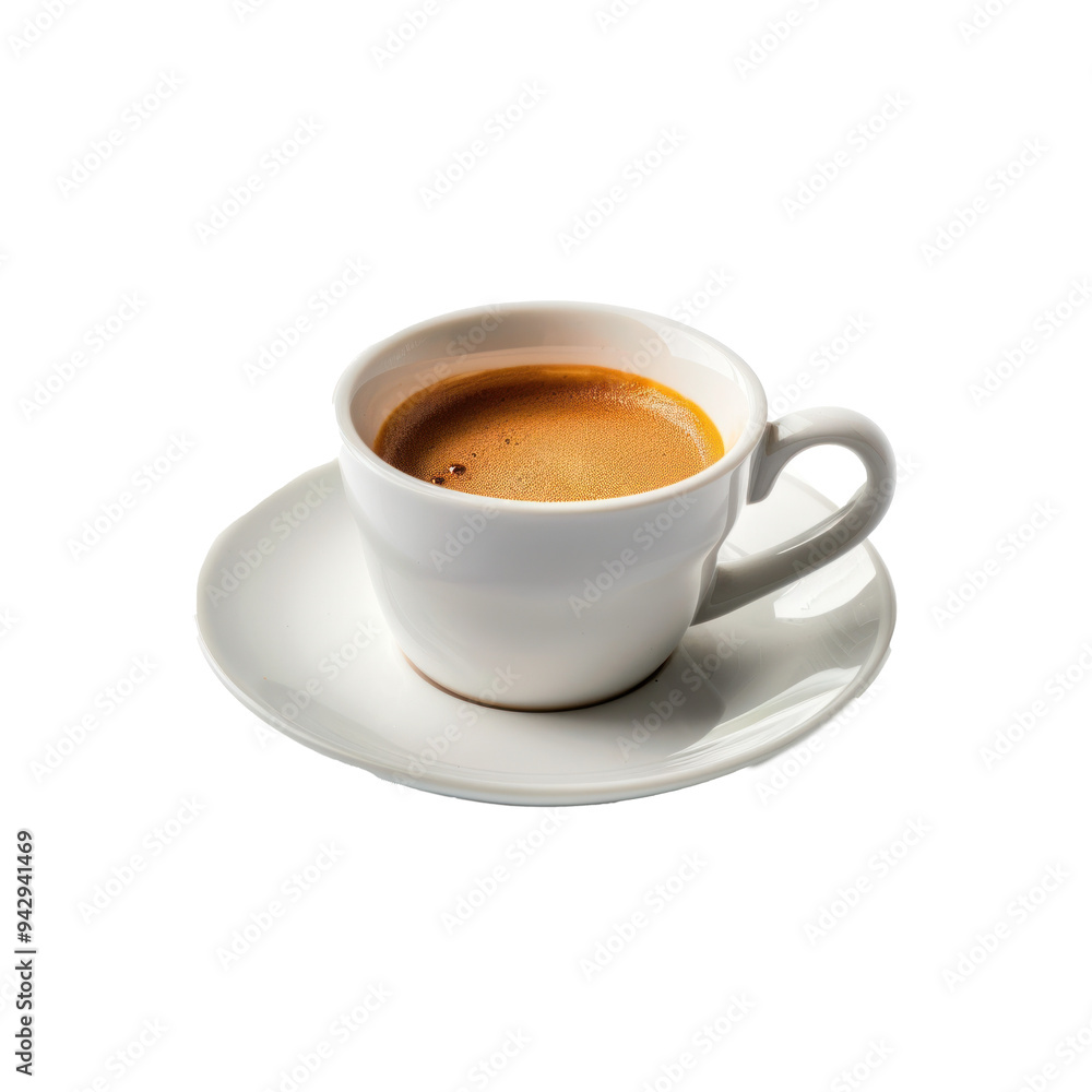 cup of espresso coffee isolated on transparent background. cup of espresso coffee isolated on transparent background.