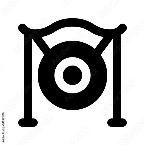 gong line icon