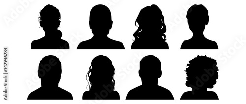 Vector flat illustration. Avatar, user profile, person icon, profile picture. Suitable for social media profiles, icons, screensavers and as a template.