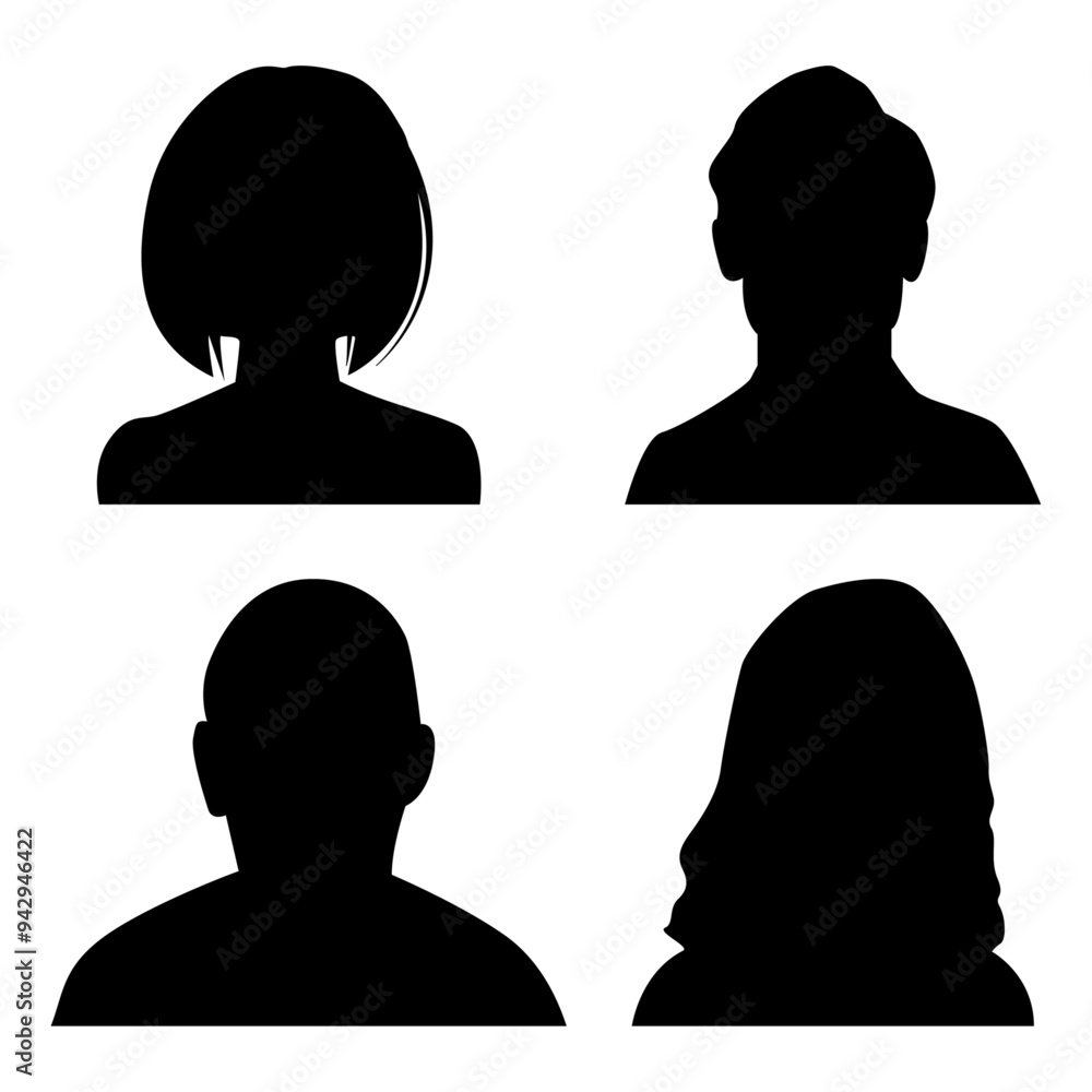 Vector flat illustration. Avatar, user profile, person icon, profile picture. Suitable for social media profiles, icons, screensavers and as a template. Vector flat illustration. Avatar, user profile, person icon, profile picture. Suitable for social media profiles, icons, screensavers and as a template.