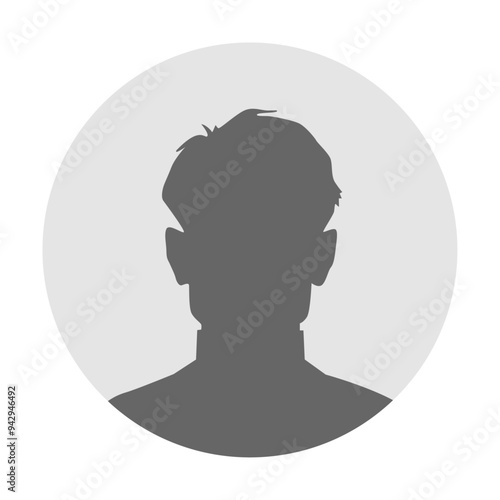 Vector flat illustration. Avatar, user profile, person icon, profile picture. Suitable for social media profiles, icons, screensavers and as a template.