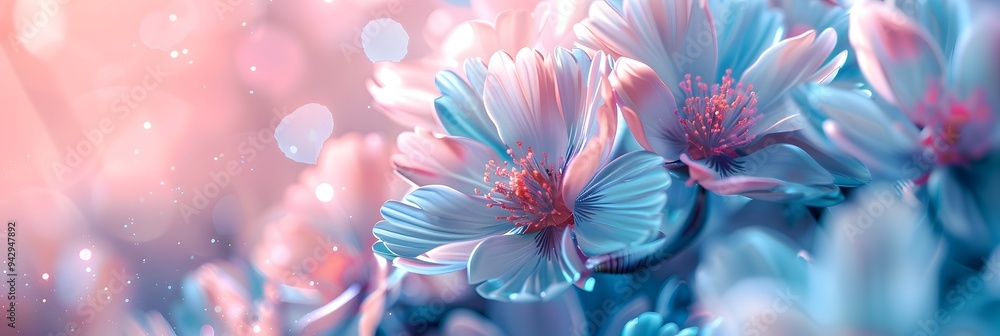 A dreamy close-up of vibrant flowers with delicate petals set against a soft bokeh background. The image evokes feelings of serenity and beauty through its pastel colors and gentle light. A dreamy close-up of vibrant flowers with delicate petals set against a soft bokeh background. The image evokes feelings of serenity and beauty through its pastel colors and gentle light.