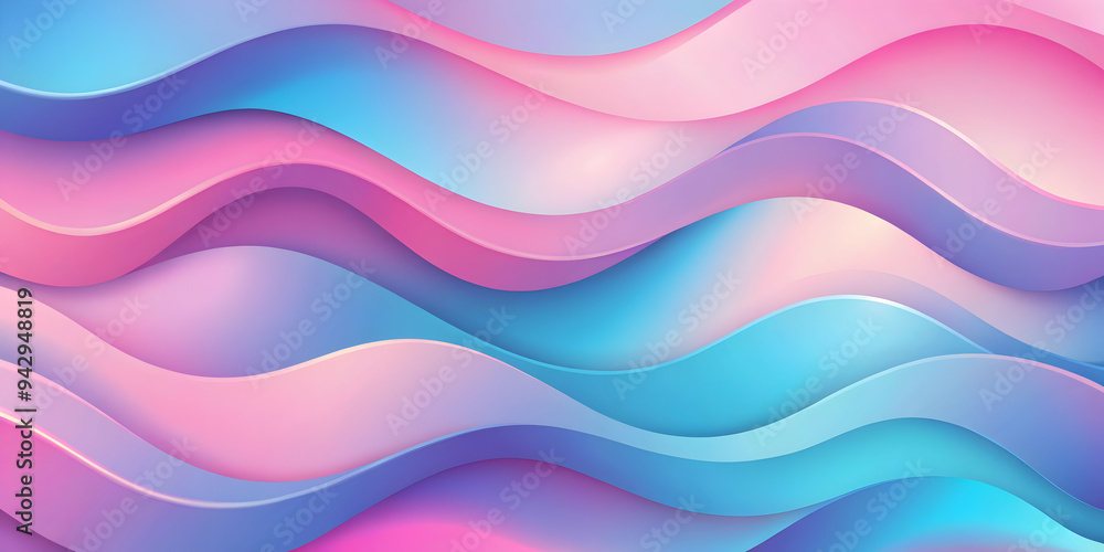 Pastel Dreamwaves: Seamless pattern of iridescent, flowing waves in soft pink and blue hues, evoking a sense of tranquility and ethereal beauty. Pastel Dreamwaves: Seamless pattern of iridescent, flowing waves in soft pink and blue hues, evoking a sense of tranquility and ethereal beauty.