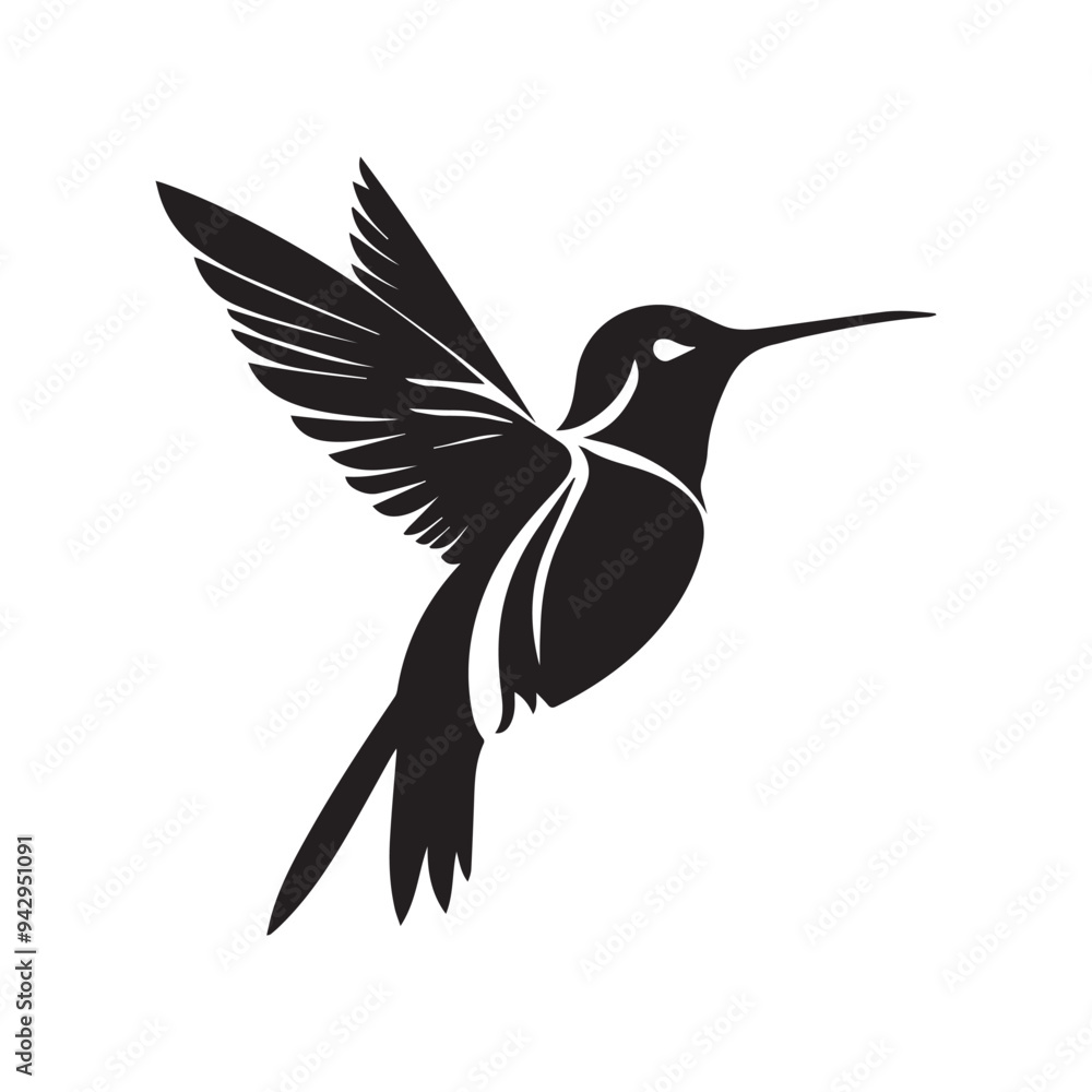 Obraz premium Hummingbird Symbol with Elegance Contemporary 