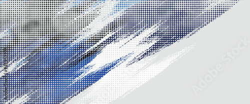 Abstract halftone wave dots background. Futuristic twisted grunge pattern, dots, circles. Vector modern optical pop art texture for posters